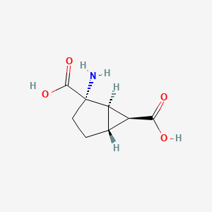 molecular formula C8H11NO4 B1255119 (1R,2S,5R,6S)-2-aminobicyclo[3.1.0]hexane-2,6-dicarboxylic acid 