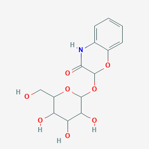 molecular formula C14H17NO8 B1255131 眼球草素 CAS No. 27625-86-1