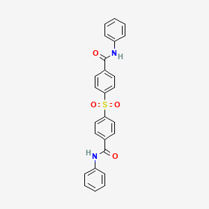 Benzamide, 4,4'-sulfonylbis[N-phenyl-