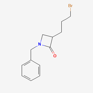 1-Benzyl-3-(3-bromopropyl)azetidin-2-one