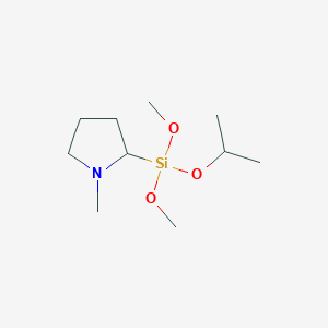 2-{Dimethoxy[(propan-2-yl)oxy]silyl}-1-methylpyrrolidine