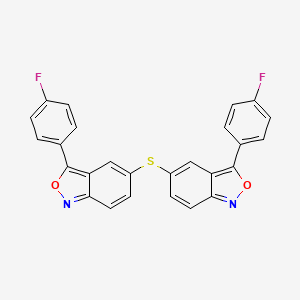 5,5'-Sulfanediylbis[3-(4-fluorophenyl)-2,1-benzoxazole]