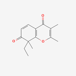 molecular formula C14H16O3 B1255148 Spiciferone A 