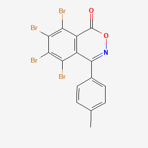 5,6,7,8-Tetrabromo-4-(4-methylphenyl)-1H-2,3-benzoxazin-1-one