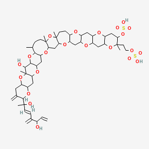 molecular formula C55H82O22S2 B1255151 45-Hydroxyyessotoxin CAS No. 124863-39-4