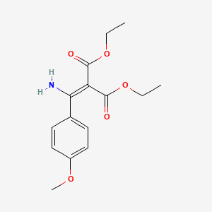 Diethyl [amino(4-methoxyphenyl)methylidene]propanedioate