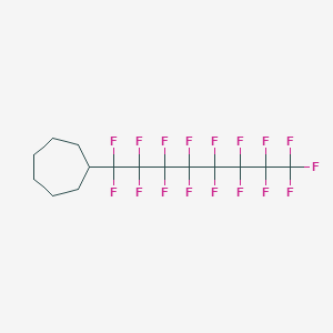 (Heptadecafluorooctyl)cycloheptane