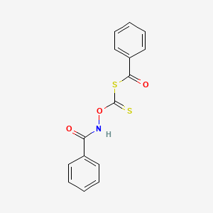 S-[(Benzamidooxy)carbonothioyl] benzenecarbothioate