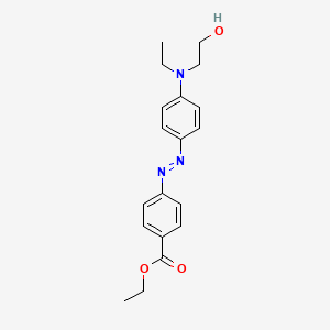 Ethyl 4-[(E)-{4-[ethyl(2-hydroxyethyl)amino]phenyl}diazenyl]benzoate