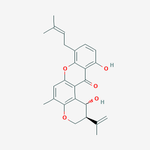 molecular formula C25H26O5 B1255159 Shamixanthone CAS No. 35660-46-9
