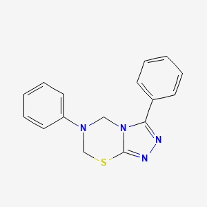 3,6-Diphenyl-5,7-dihydro-[1,2,4]triazolo[3,4-b][1,3,5]thiadiazine