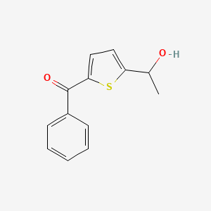 [5-(1-Hydroxyethyl)thiophen-2-yl](phenyl)methanone