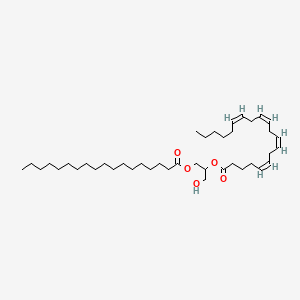 molecular formula C41H72O5 B1255167 1-硬脂酰-2-花生四烯酰甘油 
