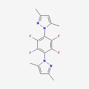 1,1'-(2,3,5,6-Tetrafluoro-1,4-phenylene)bis(3,5-dimethyl-1H-pyrazole)