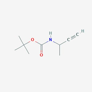 molecular formula C9H15NO2 B125517 叔丁基丁-3-炔-2-基氨基甲酸酯 CAS No. 154181-98-3