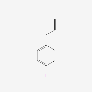 molecular formula C9H9I B12551703 Benzene, 1-iodo-4-(2-propenyl)- CAS No. 185195-64-6