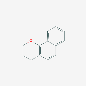 molecular formula C13H12O B1255171 3,4-Dihydro-2H-naphtho[1,2-b]pyran CAS No. 3722-87-0