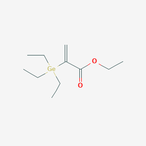 B12551734 Ethyl 2-(triethylgermyl)prop-2-enoate CAS No. 144650-44-2