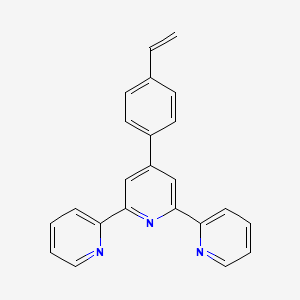 4-(4-ethenylphenyl)-2,6-dipyridin-2-ylpyridine