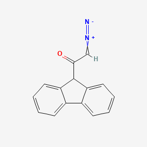 2-Diazonio-1-(9H-fluoren-9-yl)ethen-1-olate