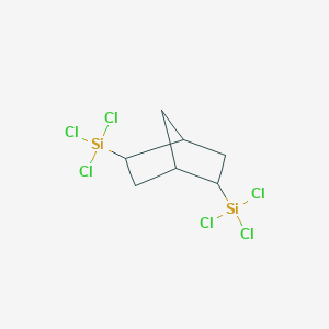 (Bicyclo[2.2.1]heptane-2,5-diyl)bis(trichlorosilane)