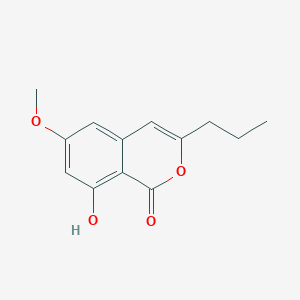 molecular formula C13H14O4 B1255189 Glomellin 