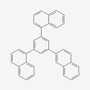 molecular formula C36H24 B1255195 1,3-Di(1-naphthyl)-5-(2-naphthyl)benzene CAS No. 173678-08-5