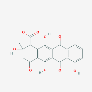 molecular formula C22H18O9 B1255206 Maggiemycin 