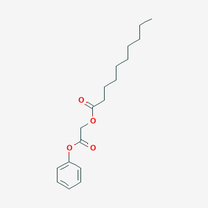 2-Oxo-2-phenoxyethyl decanoate