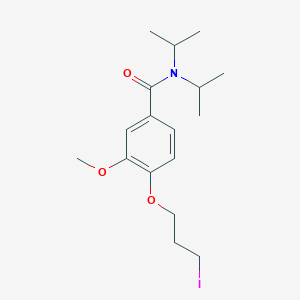 4-(3-Iodopropoxy)-3-methoxy-N,N-di(propan-2-yl)benzamide