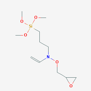 N-Ethenyl-N-[(oxiran-2-yl)methoxy]-3-(trimethoxysilyl)propan-1-amine