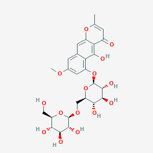 molecular formula C27H32O15 B1255218 Rubrofusarin gentiobioside CAS No. 24577-90-0