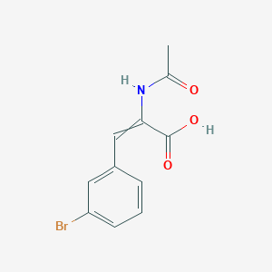 2-Propenoic acid, 2-(acetylamino)-3-(3-bromophenyl)-, (2Z)-