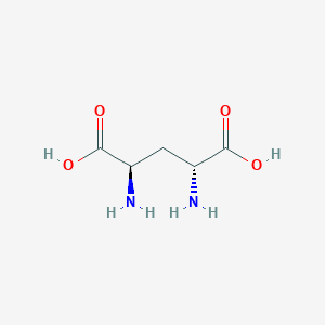 D-Glutamic acid, 4-amino-, (4R)-