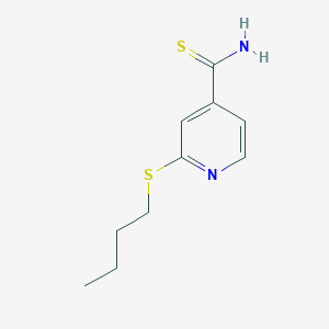 4-Pyridinecarbothioamide, 2-(butylthio)-