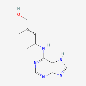 2-Methyl-4-[(7H-purin-6-yl)amino]pent-2-en-1-ol