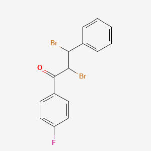 2,3-Dibromo-1-(4-fluorophenyl)-3-phenylpropan-1-one