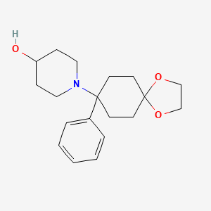 4-Piperidinol, 1-(8-phenyl-1,4-dioxaspiro[4.5]dec-8-yl)-