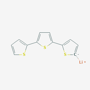 lithium;2-(2H-thiophen-2-id-5-yl)-5-thiophen-2-ylthiophene