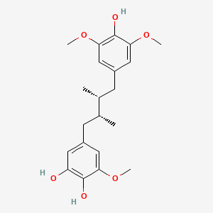 molecular formula C21H28O6 B1255234 Sauriol B 