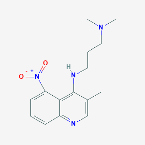 1,3-Propanediamine, N,N-dimethyl-N'-(3-methyl-5-nitro-4-quinolinyl)-