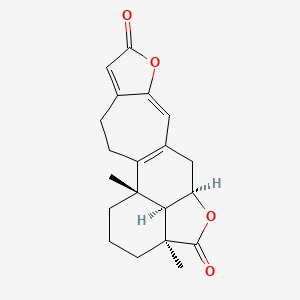 molecular formula C20H22O4 B1255241 Limbatenolide E 