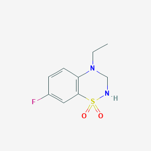 4-Ethyl-7-Fluoro-3,4-Dihydro-2h-1,2,4-Benzothiadiazine 1,1-Dioxide