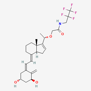 molecular formula C26H34F5NO4 B1255254 Pefcalcitol CAS No. 381212-03-9