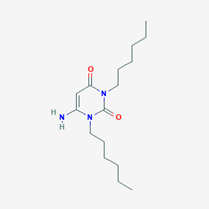 6-Amino-1,3-dihexylpyrimidine-2,4(1H,3H)-dione