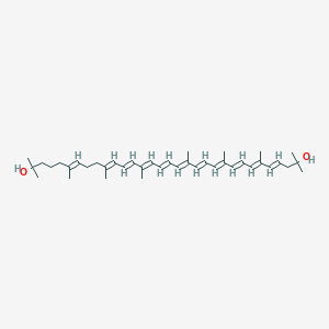 molecular formula C40H60O2 B1255268 羟基脱甲球形烯 