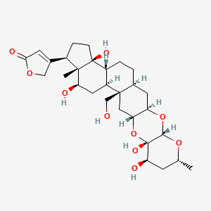 molecular formula C29H42O10 B1255270 6'-去羟基加拉奇诺苷 