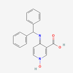 4-Benzhydrylimino-1-hydroxypyridine-3-carboxylic acid