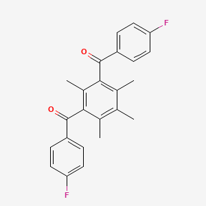 (2,4,5,6-Tetramethyl-1,3-phenylene)bis[(4-fluorophenyl)methanone]