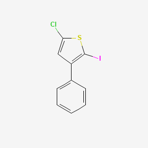 Thiophene, 5-chloro-2-iodo-3-phenyl-